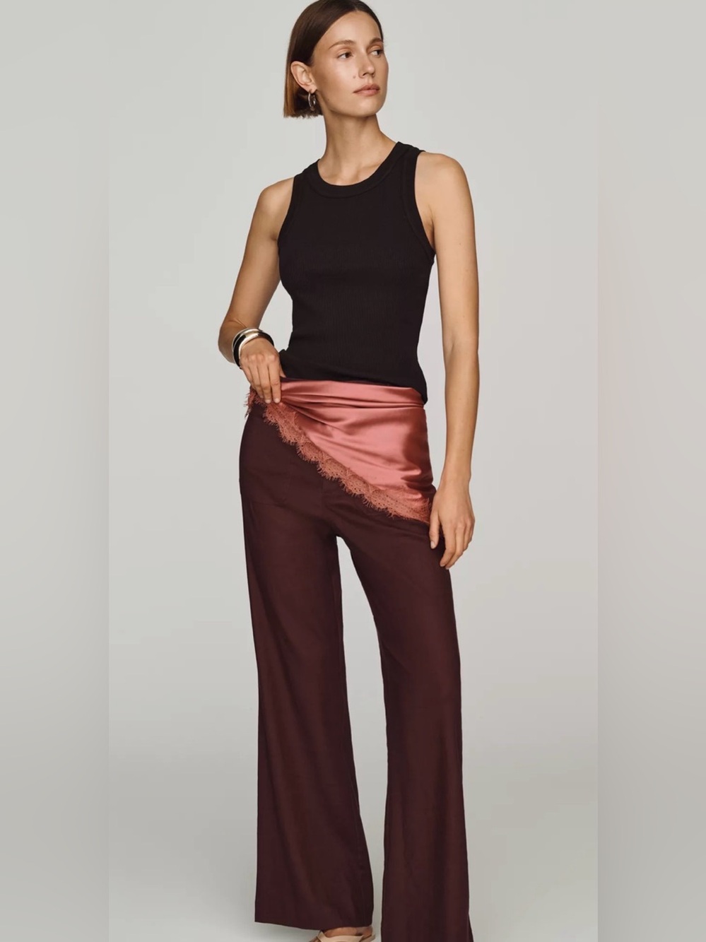 Maeve Jude Linen Stretch Trousers